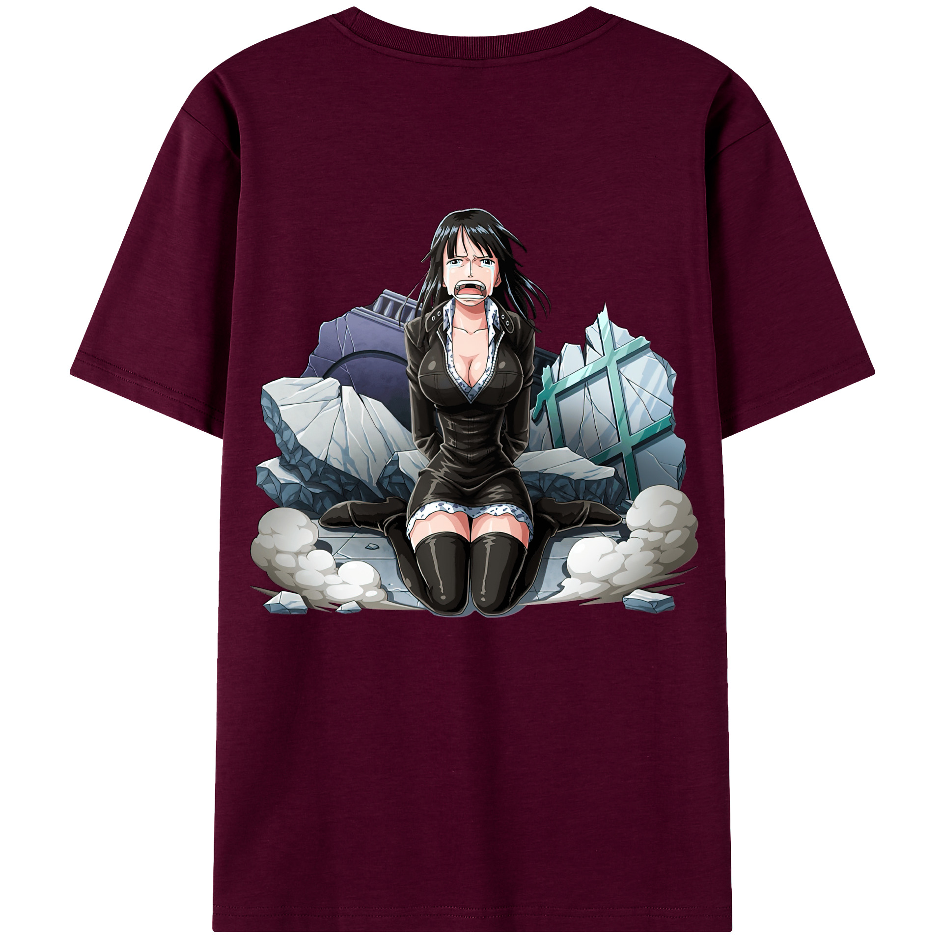 ワンピース ニコ・ロビン ONE PIECE Nico Robin レディース半袖Tシャツ(バックプリント)